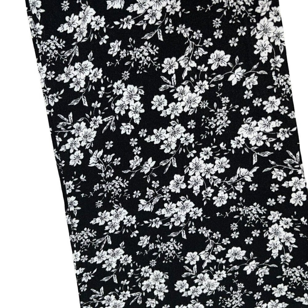 Xhilaration Women's Size XS Wide Legged Pants Elastic Waist Floral Print Tie - Picture 5 of 5